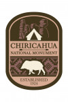 Chiricahua National Monument, Arizona - Vintage Vector - Tent & Javelina - Lantern Press Artwork