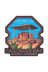 Casa Grande Ruins National Monument, Arizona - Contour - Lantern Press Artwork