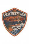 Ventura, California - Surfer Scene - Contour - Lantern Press Artwork