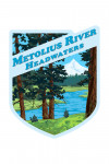 Metolius River Headwaters, Oregon - Contour - Lantern Press Artwork