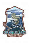 Channel Islands National Park, California - Bird's Eye View - Painterly Series - Contour - Lantern Press Artwork