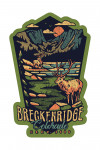 Breckenridge, Colorado - Distressed Vector - Contour - Lantern Press Artwork