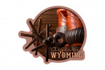 Cheyenne, Wyoming - Cowboy Boots & Spurs - Contour - Lantern Press Photography