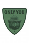 Smokey Bear - Only You - Duotone - Contour - Lantern Press Artwork