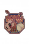 Nashville, Tennessee - Guitar & Banjo - Contour - Lantern Press Artwork
