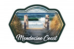 Mendocino Coast, California - Stairs to Beach - Contour - Lantern Press Photography
