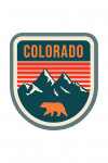 Colorado - Bear & Mountains - Contour