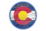 Colorado - Rustic State Flag - Contour