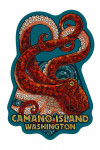 Camano Island, Washington - Mosaic Octopus - Contour - Lantern Press Artwork