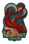 Newport, Oregon - Octopus Mosaic - Contour - Lantern Press Artwork