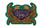 Yachats, Oregon - Dungeness Crab Mosaic-Contour - Lantern Press Artwork