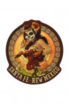 Santa Fe, New Mexico - Day of the Dead - Marionettes - Contour - Lantern Press Artwork