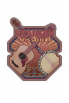 Branson, Missouri - Guitar & Banjo - Contour - Lantern Press Artwork