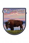 Oklahoma - Buffalo & Sunset - Contour