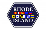 Rhode Island - Nautical Flags - Contour - Lantern Press Artwork