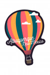 Albuquerque, New Mexico - Hot Air Balloon - Contour - Lantern Press Artwork