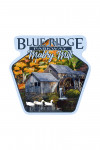 Blue Ridge Parkway, Virginia - Mabry Mill in Fall - Contour - Lantern Press Artwork