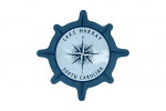 Lake Murray - South Carolina - Compass and Lake - Contour - Lantern Press Artwork