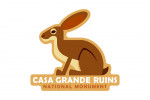 Casa Grande Ruins National Monument, Arizona - Jack Rabbit - Geo - Contour - Lantern Press Artwork