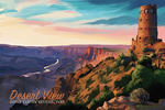 Grand Canyon National Park - Oil Painting - Watchtower