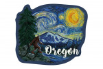 Oregon - Columbia River - Starry Night - Bigfoot - Contour