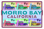 Morro Bay, California - Woody Pop Art - Contour - Lantern Press Artwork