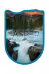 Jasper National Park, Alberta, Canada - Sunwapta Falls - Contour - Lantern Press Photography