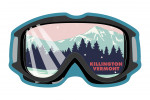Killington, Vermont - Ski Goggles - Contour - Lantern Press Artwork