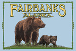 Fairbanks, Alaska - Bear & Cub