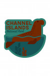 Channel Islands National Park, California - Elephant Seal - Geometric - Contour - Lantern Press Artwork