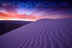 White Sands National Park, New Mexico - Photography - Pink Desert Morning