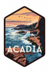 Acadia National Park - Mount Desert Island Illustration - Contour