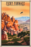Fiery Furnace, Arches National Park - Lithograph National Park Series - Lantern Press Artwork