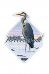 Port Townsend, Washington - Blue Heron & Fog - Contour