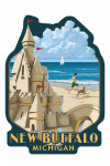 New Buffalo, Michigan - Sandcastle - Contour
