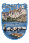 Convict Lake, California Scene - Contour - Lantern Press Artwork