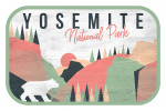 Yosemite National Park, California - El Capitan & Half Dome - Bear - Contour