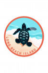 Long Beach Island, New Jersey - Courageous Explorer Collection - Turtle - Contour