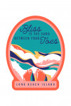 Long Beach Island, New Jersey - Beach Bliss Collection - Bliss is the Sand Between Your Toes - Contour