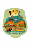 Sunriver, Oregon - Geometric - Contour