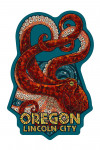 Lincoln City, Oregon - Mosaic - Octopus - Contour