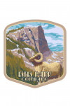 Estes Park, Colorado - Big Horn Sheep - Contour - Lantern Press Poster