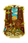 Big Sur, California - The Mountains are Calling - Geometric - Contour