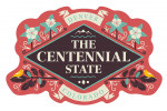 Denver, Colorado - State Motto Crest - State Series - Contour