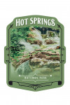 Hot Springs National Park, Arkansas - Painterly National Park Series - Contour
