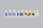 Annapolis, Maryland - Nautical Flags