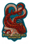Port Angeles, Washington - Octopus Mosaic - Contour - Lantern Press Poster