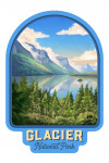 Glacier National Park, Montana - Oil Painting - Contour