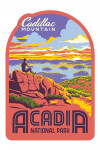 Acadia National Park, Maine - Explorer Series - Cadillac Mountain - Contour