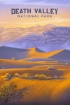 Death Valley National Park, California - Sand Dune Sunset - Oil Painting